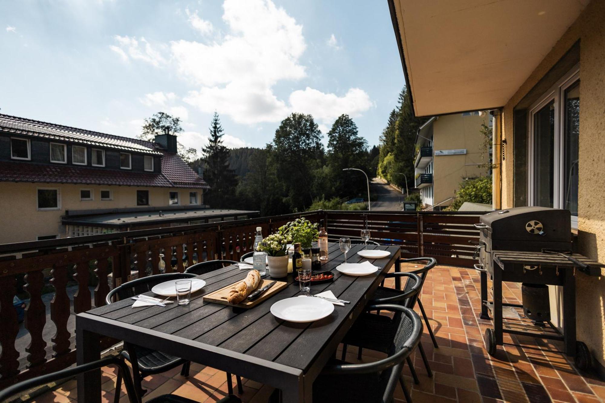 Apartmenthaus Am Waldrand- Kueche - Fruehstueck - Balkon فيلديمان المظهر الخارجي الصورة