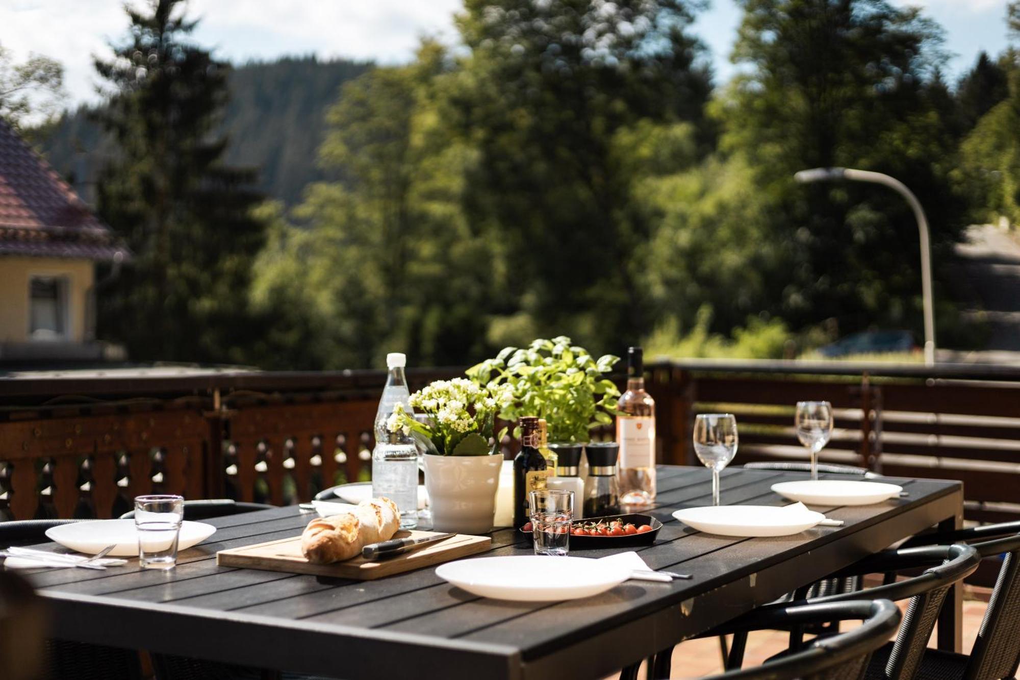 Apartmenthaus Am Waldrand- Kueche - Fruehstueck - Balkon فيلديمان المظهر الخارجي الصورة